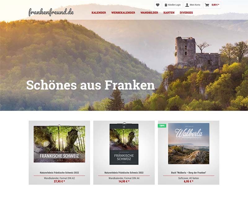 Frankenfreund Online Shop (Web)